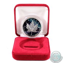 2011 Canada $5 Coloured 1oz Fine Silver Maple (Tax Exempt). Please note the coin has spotting and ca