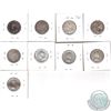 Image 5 : Collection of Canadian Silver 5-cent, 10-cent & 25-cent coins: Lot includes: 1871, 1897 (scratch), 1
