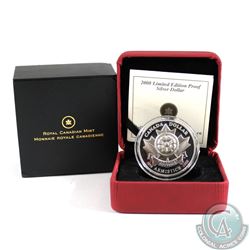 2008 Canada Poppy Limited Edition Proof Sterling Silver Dollar