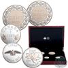 Image 1 : 2017 Canada Legacy of the Penny Fine Silver 5-coin Set (Tax Exempt). Please note capsules contain fa