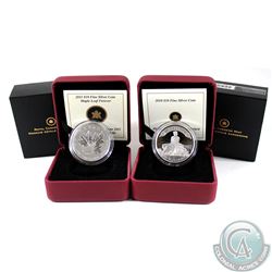 2010 Canada $10 75th Anniversary of the First Banknotes & 2011 Canada $10 1/2oz Maple Leaf Forever F