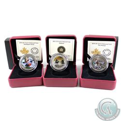 2013-2014 Canada 25-cent Coloured Duck Collection. You will receive the 2013 Mallard Duck, 2014 Harl