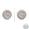 Image 2 : Pair of 1952 Canada 50-cent with Die Cracks. You will receive the 1952 Narrow date with Die Crack, a