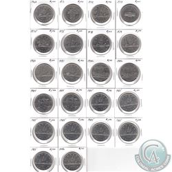 1968-1986 Canada Nickel Dollar Estate Collection. You will receive the following dates: 1968, 1971, 