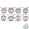 Image 1 : Estate lot of 1965 & 1966 Canada Silver Dollars UNC. You will receive 4x 1965 and 4x 1966. 8pcs.