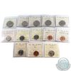 Image 1 : Estate Lot of Mixed Canada ICCS Certified Coins dated 1946 to 1986. You will receive the following: 