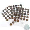 Image 1 : Estate Lot of Mixed Canada 1-cent coins dated 1928 to 1967. You will receive a total of 84 coins.