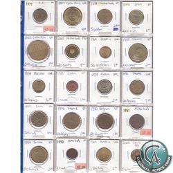 Estate Lot of 1937-2009 Miscellaneous World Coin Collection. 20pcs