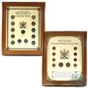 Image 1 : Pair of Canada Coin Sets in Wooden Frames Produced by Heritage Collectables. You will receive "20th 