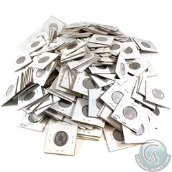 Estate Lot of 252x Canada 25-cent in Cardboard 2x2's. You will receive mostly modern coins with many