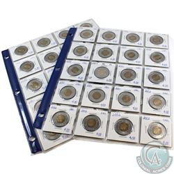 Estate Lot of 1998-2002 Canada Two Dollar Collection. You will receive the following dates: 1998, 11