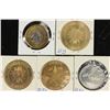 Image 2 : 5 ASSORTED CANADA TRADE DOLLARS UNC