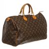 Image 2 : Louis Vuitton Monogram Canvas Leather Speedy 40 cm Bag