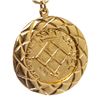 Image 4 : Chanel Gold Chain Link Medallion Long Necklace