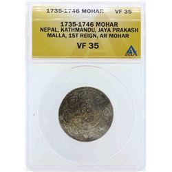 1735-1746 Mohar Coin ANACS VF35