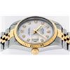 Image 5 : Rolex Two-Tone Diamond Quickset DateJust Men's Watch