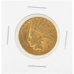 1910S $10 Indian Head Gold Coin VF