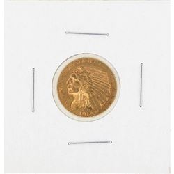 1914D $2 1-2 Indian Head Gold Coin XF