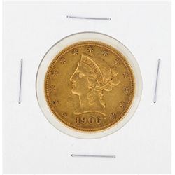 1906S $10 Liberty Gold Coin XF