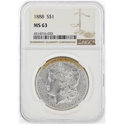 1888 NGC MS63 Morgan Silver Dollar
