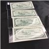 Image 2 : Canada $1 Bills *1954 (4) Consecutive