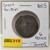 Image 1 : Great Britain 6 Pence James I