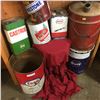 Oil & Gas Tins : Variety Sizes / Types (7)