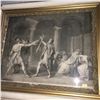 Image 1 : Framed Print (26" x 22"): "Les Horaces"