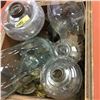 Image 1 : Tray Lot : Lamp Parts & Jem Jar