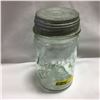 Image 1 : "Boyd Mason" Aqua Jar w/Lid