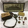 Image 1 : Militaria : Princess Mary Christmas Box, WWI Cap Badges (2), Photo Sergeants of 194 Batt. Edmonton J