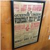 Image 1 : Framed Poster "The Last Big Stampede at Queenie Creek 1925"  (27" x 39")