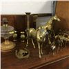 Image 1 : Brass Animals & Coal Oil Lamp