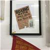 Image 1 : Vintage Boxing Match Poster "Empress Theatre Lloydminster" , Phil Kirkham Boxing Card & World Champi
