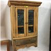 Image 2 : Wooden Medicine Cupboard (Countertop or Wall Mount) WITH Miniature Bottle Collection !