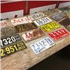 Image 1 : Wooden Box Lot: Collection of Lic Plates (1919 + Variety Years!)