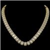 Image 1 : 40.3 CTW Emerald Cut Diamond Designer Necklace 18K Yellow Gold - REF-8402X2T - 42787