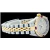 Image 2 : Rolex Ladies Two Tone 14K Gold/SS, Diam Dial & Diam/Ruby Bezel, Sapphire Crystal - REF-434T5K