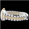 Image 4 : Rolex Men's Two Tone 14K Gold/SS, QuickSet, Diam Dial & Diam/Ruby Bezel - REF-557Y7X