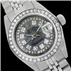 Image 1 : Rolex Men's Stainless Steel, QuickSet, Diamond Dial & Diamond Bezel - REF-557T2K