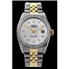 Image 2 : Rolex Ladies Two Tone 14K Gold/SS, Diamond Dial & Diamond Bezel, Sapphire Crystal - REF-434A7N