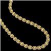 Image 2 : 28.52 CTW Fancy Citrine & Diamond Halo Necklace 10K Yellow Gold - REF-498W9F - 40444