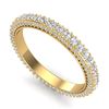 Image 1 : 2.10 CTW VS/SI Diamond Art Deco Eternity Eternity Ring 18K Yellow Gold - REF-161A8X - 37213