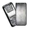 Image 1 : One piece 1 kilo 0.999 Fine Silver Bar Republic Metals Corporation-89402