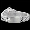Image 4 : Rolex Men's Stainless Steel, QuickSet, Diamond Dial & Diamond Bezel - REF-521H4W