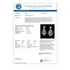 Image 3 : 3 CTW Micro Pave VS/SI Diamond Earrings Dangling Designer 14K Rose Gold - REF-267T6M - 22489
