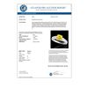 Image 3 : 1.5 CTW Certified Si/I Fancy Intense Yellow Diamond Solitaire Ring 10K White Gold - REF-350W2F - 355