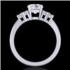 Image 2 : 1.5 CTW VS/SI Diamond Solitaire Ring 18K White Gold - REF-409H3A - 36938
