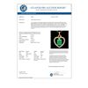 Image 3 : 4 CTW Emerald & VS/SI Diamond Designer Inspired Heart Necklace 14K Yellow Gold - REF-81A8X - 20493