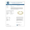 Image 2 : 5.05 CTW Citrine Bracelet 10K Yellow Gold - REF-34H8A - 13577